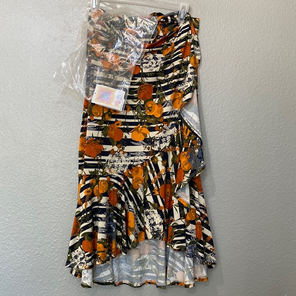 Lularoe Bella ruffle wrap skirt